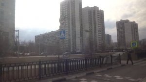 Москва, автобус 652, участок м. Строгино - Мякининский проезд