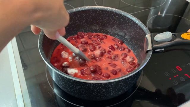 Конфитюр из вишни / Начинка для тортов, блинов, вареников