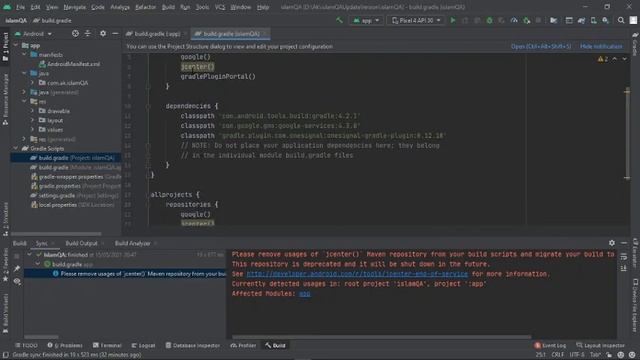 solve jcenter issue in android studio смотреть онлайн