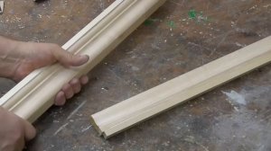 Простой карниз. Обязательный элемент при изготовлении мебели.