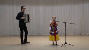 Русско-народная песня "Где ты был мой черный баран" Веселова Кристина ДШИ г.Северск