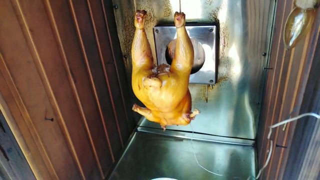 курица горячего копчения #дымогенератор #курицагорячегокопчения