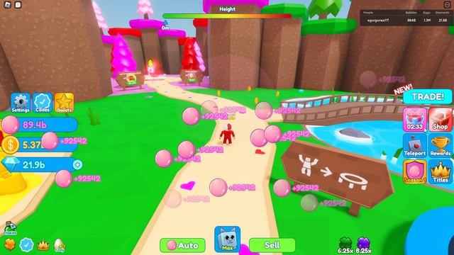 ДЕНЬ СВЯТОГО ВАЛЕНТИНА УЖЕ В ОБНОВЛЕНИИ СИМУЛЯТОРА ЖВАЧКИ В РОБЛОКС! BUBBLE GUM CLICKER ROBLOX смотреть онлайн