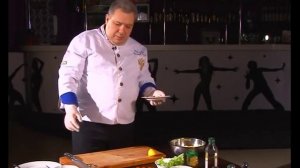 Теплый салат из языка