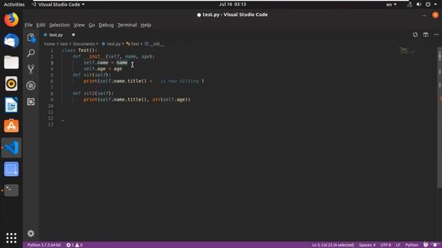 Class In Python | Explained With Example || Must Watch - English || Python and Djanog