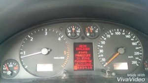 надпись Service на бортовом компьютере ауди а6с5