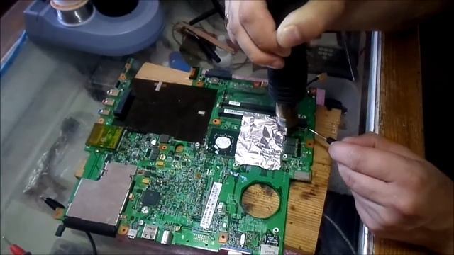 Восстановление креплений процессора на ноутбуке смотреть онлайн