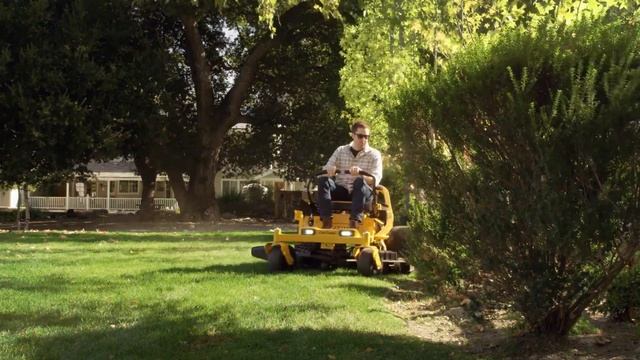 Подвижная ось садовых райдеров Cub Cadet XZ для более точной работы