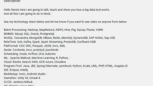 How to Start learning Big Data Hadoop Spark Kafka NoSql - Part 2
