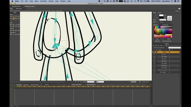 MOHO PRO 13 BASIC RIG TUTORIAL for VECTOR Graphics