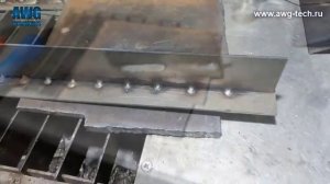 Работа  HELVI ТР 220 проволока 1.0, на стандартных настройках.