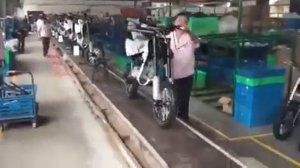 Сборка питбайка в Китае