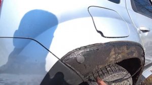 Через 5 лет я снял эту накладку (расширитель) с Рено Дастер .И что я увидел ?