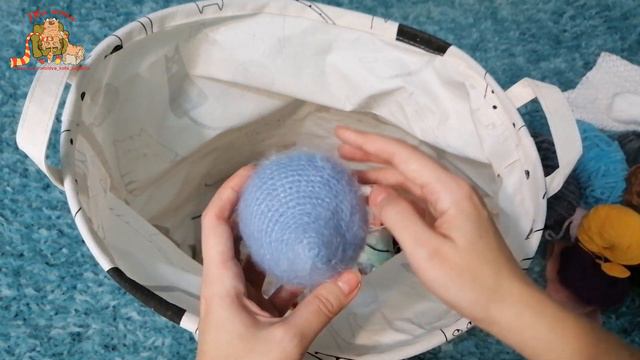 Вязальный влог.  Новый бычок крючком готов. Разбираю пряжу.