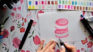 МАКАРУНС МАРКЕРАМИ В СТИЛЕ СКЕТЧИНГ / ОНЛАЙН УРОК РИСОВАНИЯ ДЛЯ НАЧИНАЮЩИХ