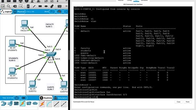 VLAN , access port configuration and verification | Interface range command | FREE CCNA 200-301 смотреть онлайн
