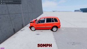 Ford Fusion | Crash Test 100 MPH | BeamNG Drive