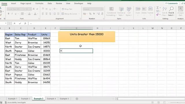 How to use FILTER Formula in Excel