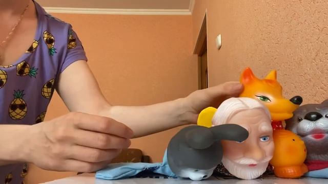 Распаковка — Набор кукол-перчаток Русский стиль Колобок смотреть онлайн