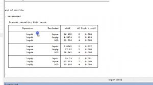 (Stata13): VAR and 3-Ways Causality Checks (2) #var #vecm #causality #granger #wald #Johansen