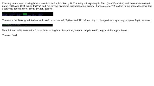 Raspberry Pi: PuTTY SSH Problem No Such File or Directory смотреть онлайн