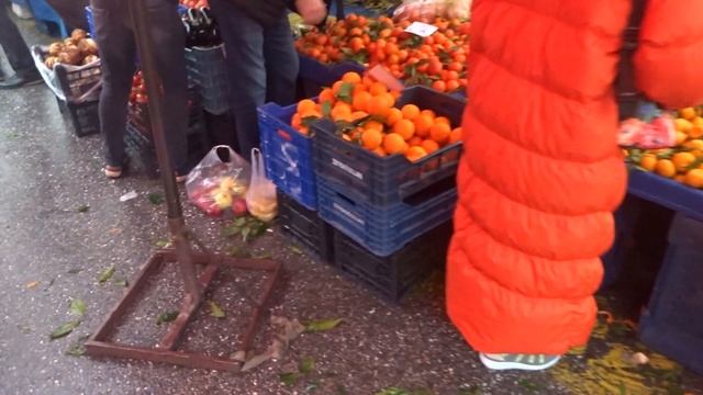 Цены на фрукты и овощи на пятничном рынке ALANYA Джума Пазары
