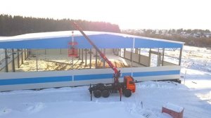 Монтажная платформа (корзина, люлька)подвесная для башенного крана, кран-балки, автокрана