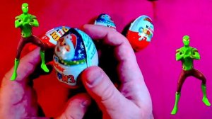 Spiderman Candy's Kinder ASMR lollipops satisfying video relaxing Kinder Joy, Kinder Surprise 10 (2)