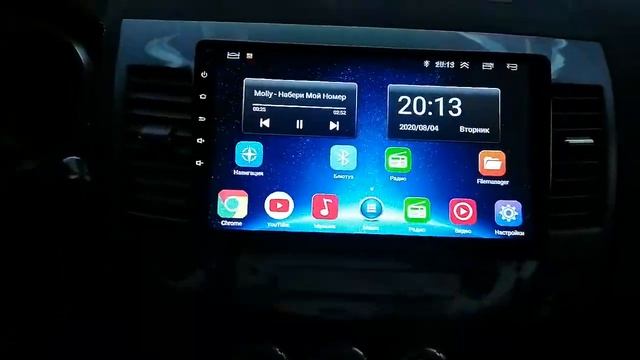 Установка и использование китайской магнитолы Lehx 2G-32Gb 10.1 дюйма в Mitsubihi Outlander XL Ч.1
