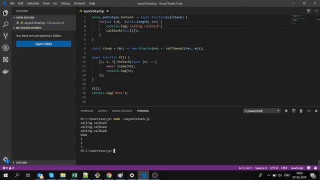 Why async-await does not work with forEach? смотреть онлайн