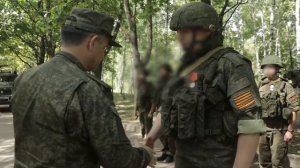 Вручение госнаград военнослужащим ЗВО