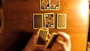 Расклад "Крестовина" на простых (игральных) картах