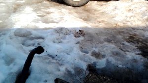 Прожиг глушителя от Хонды Такт 30