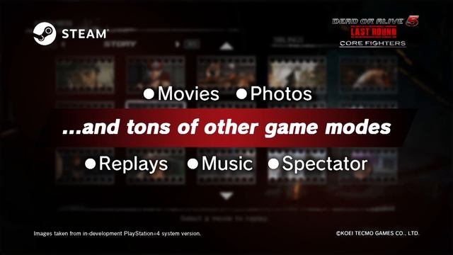 DEAD OR ALIVE 5 LAST ROUND: CORE FIGHTERS - STEAM TRAILER смотреть онлайн