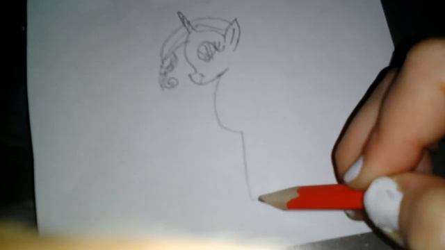 Как нарисовать пони Рарити!