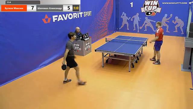 Бутков Максим 3-0 Шаповал Александр Вечерний Турнир WIN CUP 05.11.2019 Эфир Прямой смотреть онлайн
