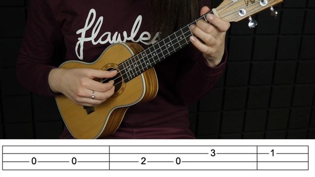 УКУЛЕЛЕ ДЛЯ НАЧИНАЮЩИХ | Самая простая мелодия на укулеле + ТАБЫ | Как играть “Happy Birthday” + TA