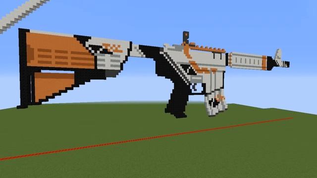 M4А4 и AWP Азимов в майнкрафте (новые пиксели арты.) смотреть онлайн