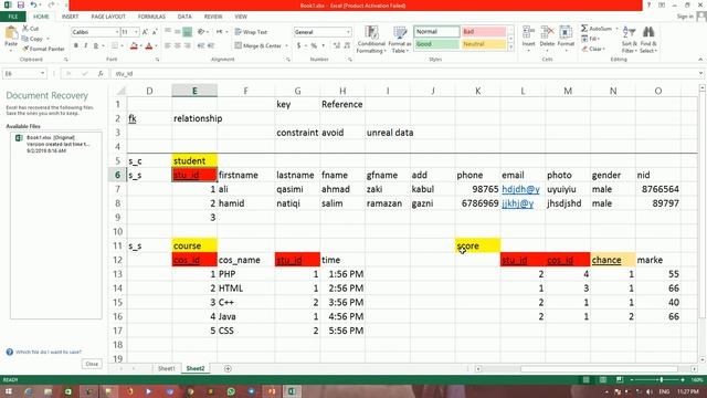 Foreign key in MySQL introduction part 1 آموزش کلید خارجی در مای اسکول  قسمت اول