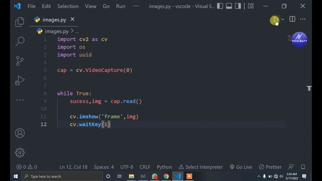 Capture Images | Computer Vision | OpenCv & Python