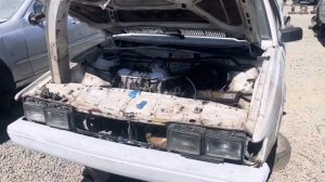 1986 Volkswagen VW Scirocco at junkyard