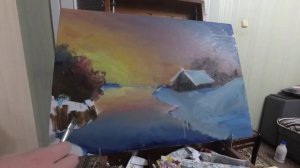 КАРТИНА МАСЛОМ, ТАЙМЛАПС! Как Я Пишу Картины?