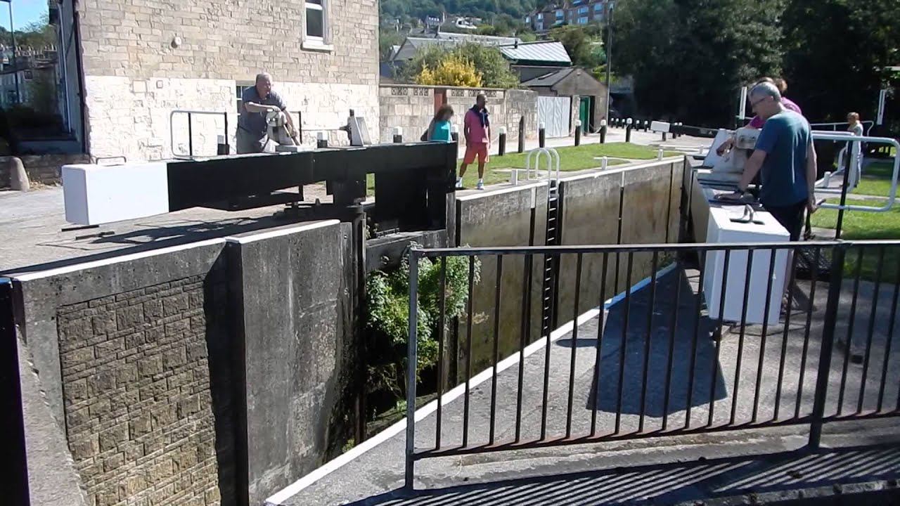 Шлюз в городе Bath с ручным приводом смотреть онлайн