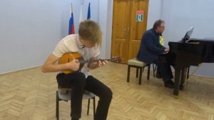 Воробьев Макар домра группа D, Ф Верачини Соната a moll