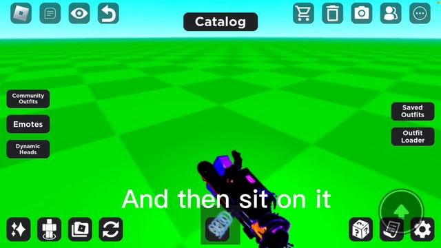 How to fly in catalog avatar creator #tutorial