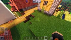 Показываю свою деревню в майнкрафте.: название деревни ,,Соня,,