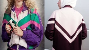 Летнее пальто-бомбер в стиле 80-х из неопрена / Bespoked.ru