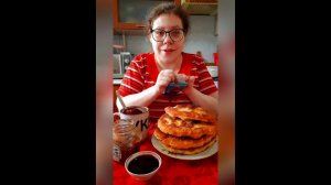 Мукбанг Мамины Пышные, Вкусные Лепешки, Шоколад, Чаепитие ??☕?