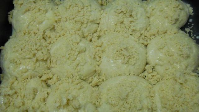 Творожные булочки со штрейзелем