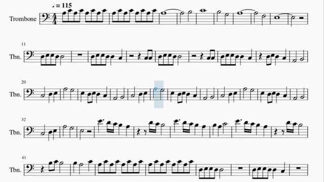 Trombone Sheet Music: How to play lovely ft Khalid by Billie Eilish смотреть онлайн